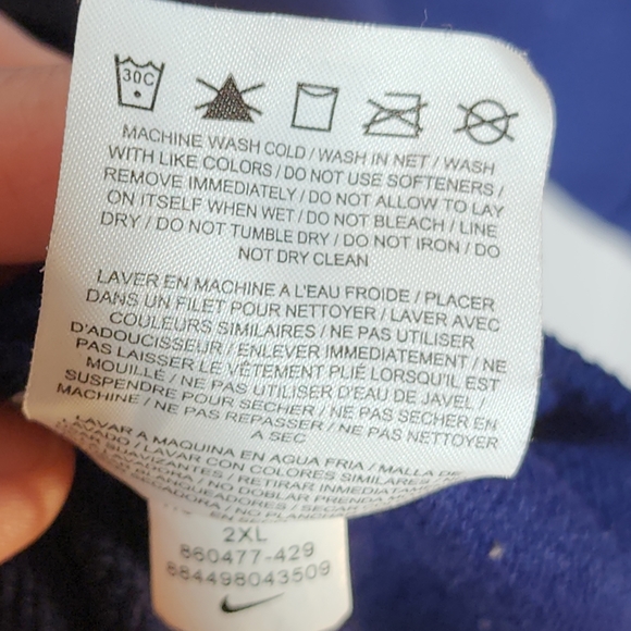 Nike Dri-Fit Quarter Zip Pullover Men's Royal Blue size XXL - Picture 7 of 9